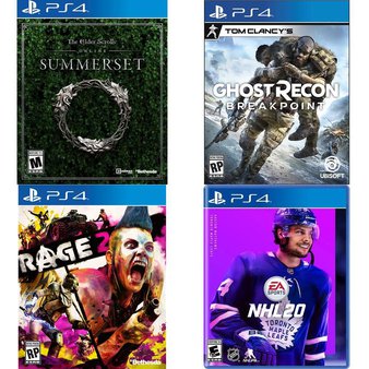 250 Pcs – Sony Video Games – Open Box Like New, New, Like New, Used – The Elder Scrolls Online: Summerset (PS4), Rage 2(PS4), Tom Clancy’s Ghost Recon Breakpoint PlayStation 4, NHL 20 PlayStation 4