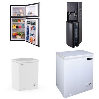 Pallet – 8 Pcs – Refrigerators, Bar Refrigerators & Water Coolers, Freezers – Customer Returns – Galanz, Primo, Thomson, Frigidaire