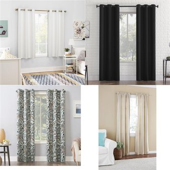 CLEARANCE! 1 Pallet – 133 Pcs – Curtains & Window Coverings, Kitchen & Dining, Unsorted, Outdoor Play – Customer Returns – Sun Zero, Gel Blaster, Mainstays, S. Lichtenberg