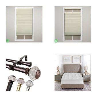 6 Pallets – 685 Pcs – Curtains & Window Coverings, Decor, Sheets, Pillowcases & Bed Skirts, Rugs & Mats – Like New or New Customer Returns – JC Penney