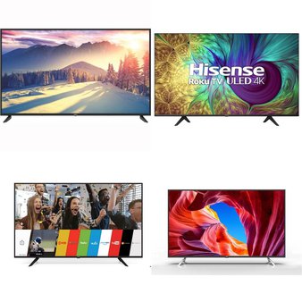 12 Pcs – LED/LCD TVs – Refurbished (GRADE A) – RCA, HISENSE, JVC, Samsung