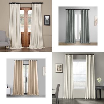 Pallet – 293 Pcs – Curtains & Window Coverings, Decor – Mixed Conditions – Eclipse, Fieldcrest, Sun Zero, Madison Park
