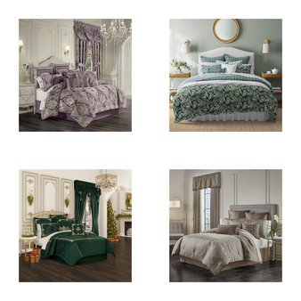 12 Pallets – 1628 Pcs – Curtains & Window Coverings, Bedding Sets, Decor, Sheets, Pillowcases & Bed Skirts – Like New or New Customer Returns – JC Penney
