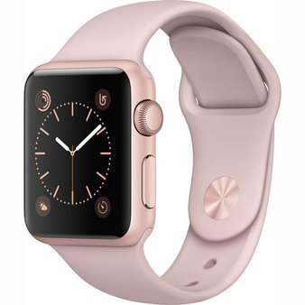 25 Pcs – Apple Watch Gen 2 Ser. 1 38mm Rose Gold – Pink Sand Sport Band MNNH2LL/A – Refurbished (GRADE B) – Smartwatches