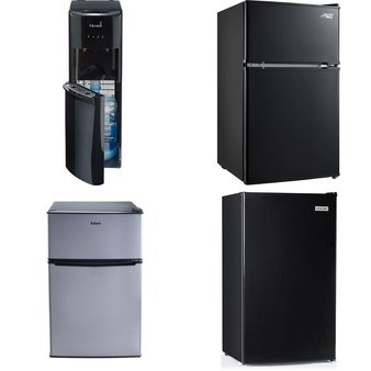 Pallet – 5 Pcs – Freezers, Bar Refrigerators & Water Coolers, Refrigerators – Customer Returns – Arctic King, Igloo, Galanz, Primo Water