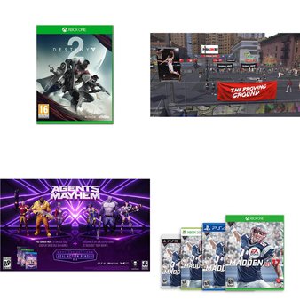 25 Pcs – Microsoft Video Games – Like New, New – Destiny 2 (Xbox One), Agents of Mayhem (XB1), Anthem Shooter Video Game (XB1), South Park: The Fractured but Whole – (XB1)