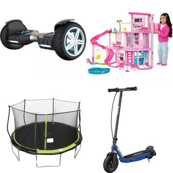 Pallet – 7 Pcs – Powered, Dolls, Trampolines – Customer Returns – Hover-1, Jetson, Razor, Barbie