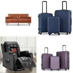 Pallet – 9 Pcs – Luggage, Living Room, Unsorted, Storage & Organization – Customer Returns – Travelhouse, Comhoma, Gymax, HOMEDANT