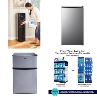 Pallet – 6 Pcs – Bar Refrigerators & Water Coolers – Customer Returns – Galanz, HISENSE, Primo International, Primo