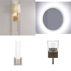 Pallet - 33 Pcs - Lighting & Light Fixtures - Open Box Like New - Signature Hardware, Park Harbor