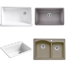 Pallet - 10 Pcs - Hardware, Kitchen & Bath Fixtures - Customer Returns - Kohler, Blanco, ELKAY