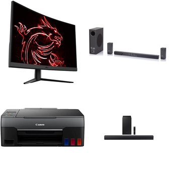 Pallet – 28 Pcs – Speakers, Monitors, Inkjet, Portable Speakers – Customer Returns – onn., Onn, Samsung, Canon