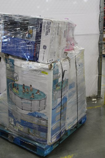 Half Truckload – 13 Pallets – 526 Pcs – Pools & Water Fun, Action Figures, Camping & Hiking, Sony – Customer Returns – Play Day, Electronic Arts, Bestway, McFarlane Toys