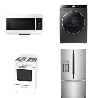 4 Pcs – Microwaves, Ovens / Ranges – New – Samsung, GE, Frigidaire