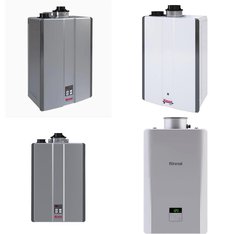 Pallet - 16 Pcs - Hardware, Kitchen & Bath Fixtures, Bar Refrigerators & Water Coolers, Gas - Customer Returns - Rinnai America, Saniflo, Rinnai, Panasonic