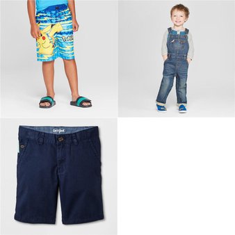 101 Pcs – Boy`s Clothing and Shoes – New – Retail Ready – Cat & Jack, The Pokemon Co., Genuine Kids from OshKosh