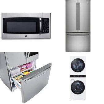 4 Pcs – Refrigerators – Like New, Open Box Like New – GE, LG