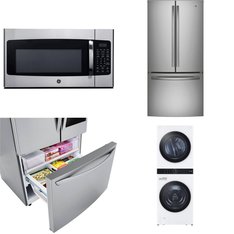 4 Pcs - Refrigerators - Like New, Open Box Like New - GE, LG