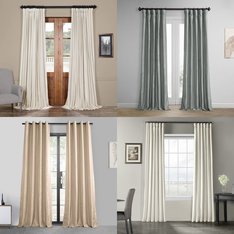 Pallet - 293 Pcs - Curtains & Window Coverings, Decor - Mixed Conditions - Eclipse, Fieldcrest, Sun Zero, Madison Park