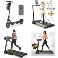Pallet - 7 Pcs - Exercise & Fitness, Powered, Grills & Outdoor Cooking, Unsorted - Customer Returns - iScooter, KingChii, POOBOO, SENIX