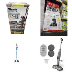 Pallet – 14 Pcs – Vacuums, Cleaning Supplies – Customer Returns – Wyze, Hoover, Shark, Hart