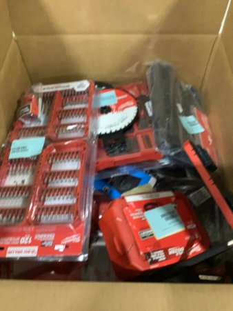 1 Parcel Box – 63 Pcs – Milwaukee Tools – Untested Customer Returns – Major Retailer