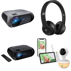 Pallet - 240 Pcs - Other, Projector, Over Ear Headphones, In Ear Headphones - Customer Returns - Scosche, RCA, Belkin, Monster