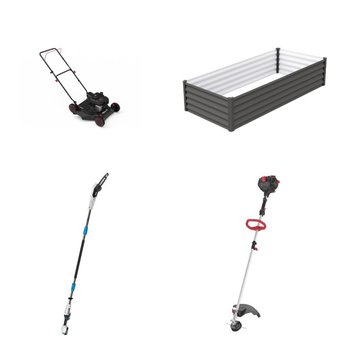 Pallet – 8 Pcs – Other, Trimmers & Edgers, Hedge Clippers & Chainsaws, Mowers – Customer Returns – Hyper Tough, Absco Sheds, Ozark Trail, Hart