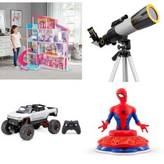 Pallet - 13 Pcs - Unsorted, Action Figures, Lenses, Vehicles, Trains & RC - Customer Returns - Spider-Man, National Geographic, New Bright, Mm