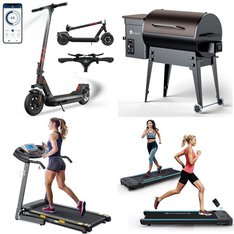 Pallet - 14 Pcs - Exercise & Fitness, Unsorted, Grills & Outdoor Cooking, Powered - Customer Returns - MARNUR, Costway, EVERCROSS, Funcid