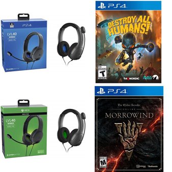 Pallet – 353 Pcs – Sony, Audio Headsets, Batteries & Chargers, Cases & Skins – Customer Returns – PDP, Electronic Arts, Ubisoft, Nordic Games
