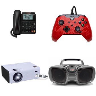 Pallet – 115 Pcs – Cordless / Corded Phones, Microsoft, Projector, Audio Headsets – Customer Returns – VTECH, PDP, RCA, Monster
