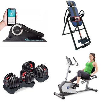 Pallet – 18 Pcs – Exercise & Fitness, Unsorted, Golf – Customer Returns – Bowflex, Cubii, Body Vision, Impex