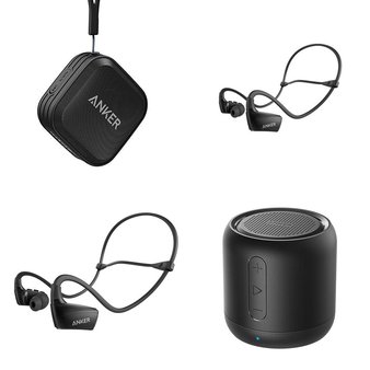 19 Pcs – Anker Headphones & Portable Speakers – Refurbished (GRADE A, GRADE B) – Models: AK-A3182011, AK-A3101111, AK-A31040A1, SoundCore nano Bluetooth Speaker