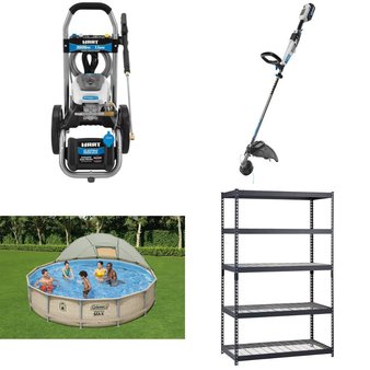 Pallet – 14 Pcs – Pressure Washers, Hardware, Trimmers & Edgers, Power Tools – Customer Returns – Hart, Hyper Tough, Cosco, Coleman