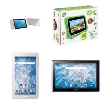 Pallet – 59 Pcs – Tablets – Tested Not Working – ACER, LENOVO, Packard Bell, RCA