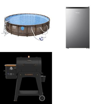 Pallet – 3 Pcs – Grills & Outdoor Cooking, Bar Refrigerators & Water Coolers, Pools & Water Fun – Overstock – Pit Boss