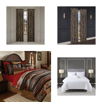 6 Pallets – 619 Pcs – Curtains & Window Coverings, Bedding Sets, Decor, Pillows – Like New or New Customer Returns – JC Penney