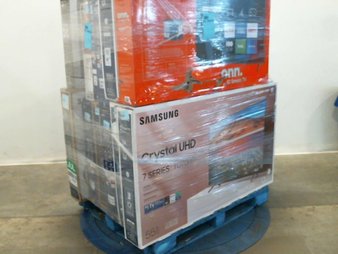 Pallet – 12 Pcs – TVs – Open Box (Tested Working) – Samsung, TCL, LG, HITACHI