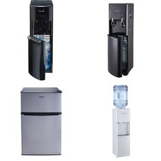 Pallet - 10 Pcs - Bar Refrigerators & Water Coolers, Freezers, Refrigerators - Customer Returns - HISENSE, Primo, Primo Water, Galanz