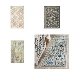 Pallet – 12 Pcs – Decor, Rugs & Mats, Bedroom, Living Room – Mixed Conditions – Safavieh, Maples, Home Dynamix — DROPSHIP, Mainstays