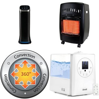 Pallet – 22 Pcs – Humidifiers / De-Humidifiers, Heaters, Accessories – Customer Returns – Honeywell, LEVOIT, Shanhu Foshan, Zhongshan Smarton Hardware Industrial Co., LTD