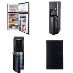 Pallet - 5 Pcs - Bar Refrigerators & Water Coolers, Refrigerators - Customer Returns - Primo Water, Primo, Galanz, Frigidaire
