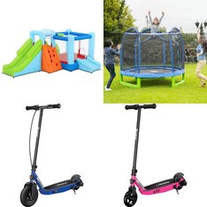 Pallet - 17 Pcs - Powered, Lenses, Outdoor Sports, Trampolines - Customer Returns - Razor, National Geographic, Bestway, Sportspower