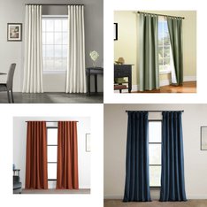 CLEARANCE! Pallet - 315 Pcs - Curtains & Window Coverings - Mixed Conditions - Eclipse, Fieldcrest, Sun Zero, Madison Park