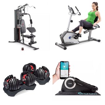 CLEARANCE! 1 Pallet – 14 Pcs – Exercise & Fitness – Customer Returns – Marcy, Cubii, Body Vision, Bowflex