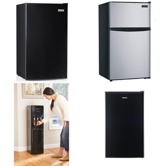 Pallet – 6 Pcs – Refrigerators, Bar Refrigerators & Water Coolers – Customer Returns – Igloo, Thomson, Galanz, Primo