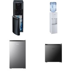 Pallet - 8 Pcs - Bar Refrigerators & Water Coolers, Freezers - Customer Returns - Primo Water, HISENSE