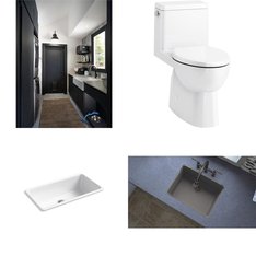Pallet – 8 Pcs – Hardware, Kitchen & Bath Fixtures – Customer Returns – Kohler, ELKAY, Saniflo