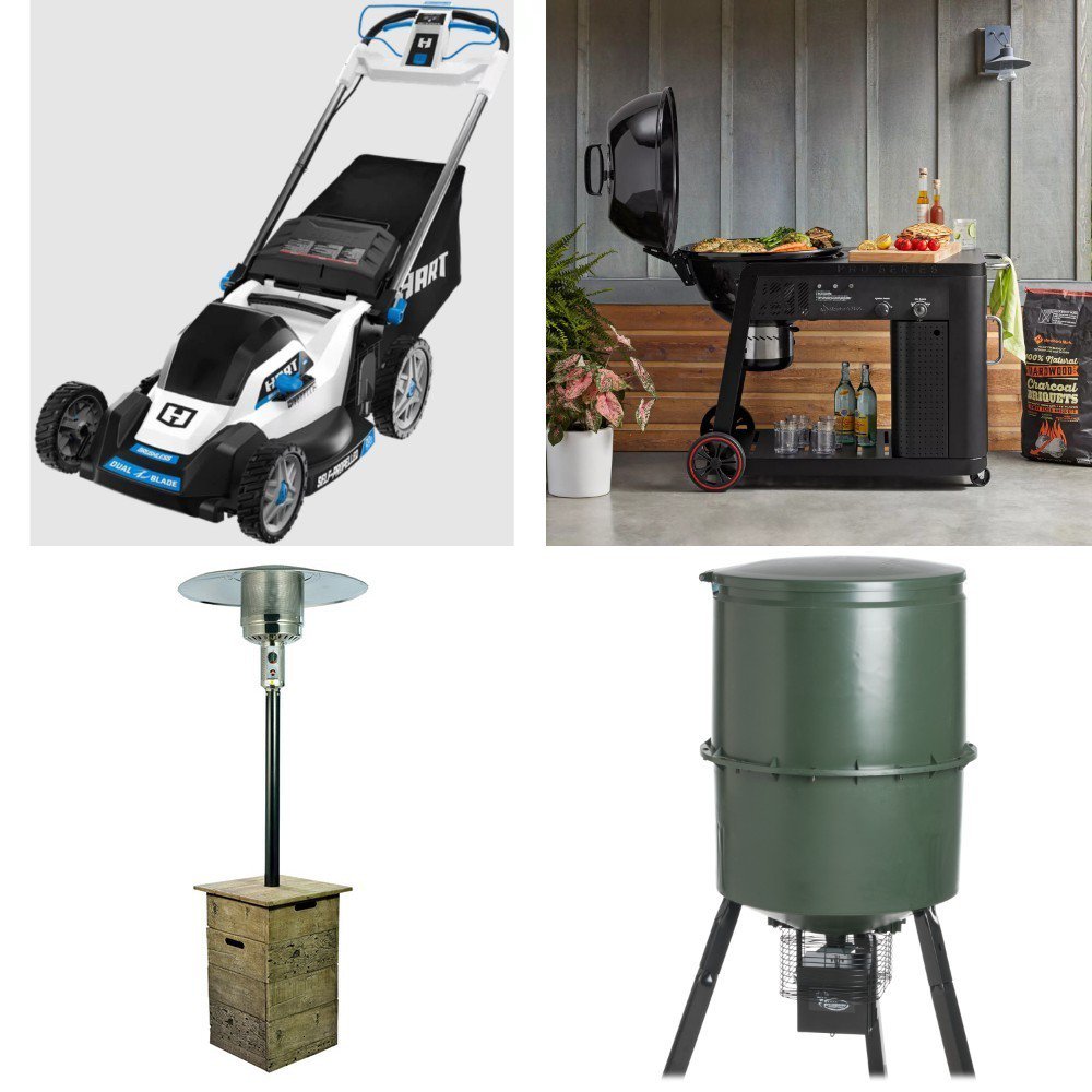 Pallet 6 Pcs Patio Outdoor Lighting Decor Mowers Hunting